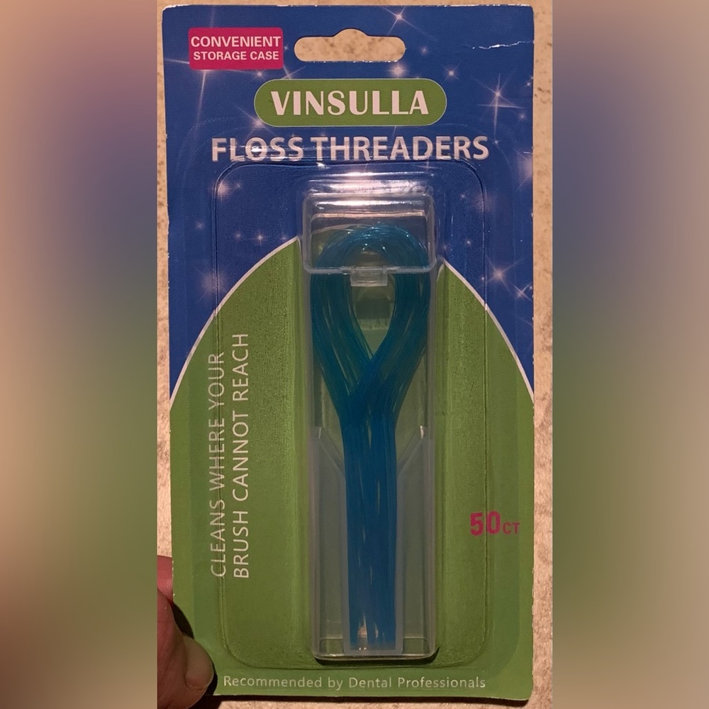 Vinsulla Floss Threaders for Braces, Bridges And Implants